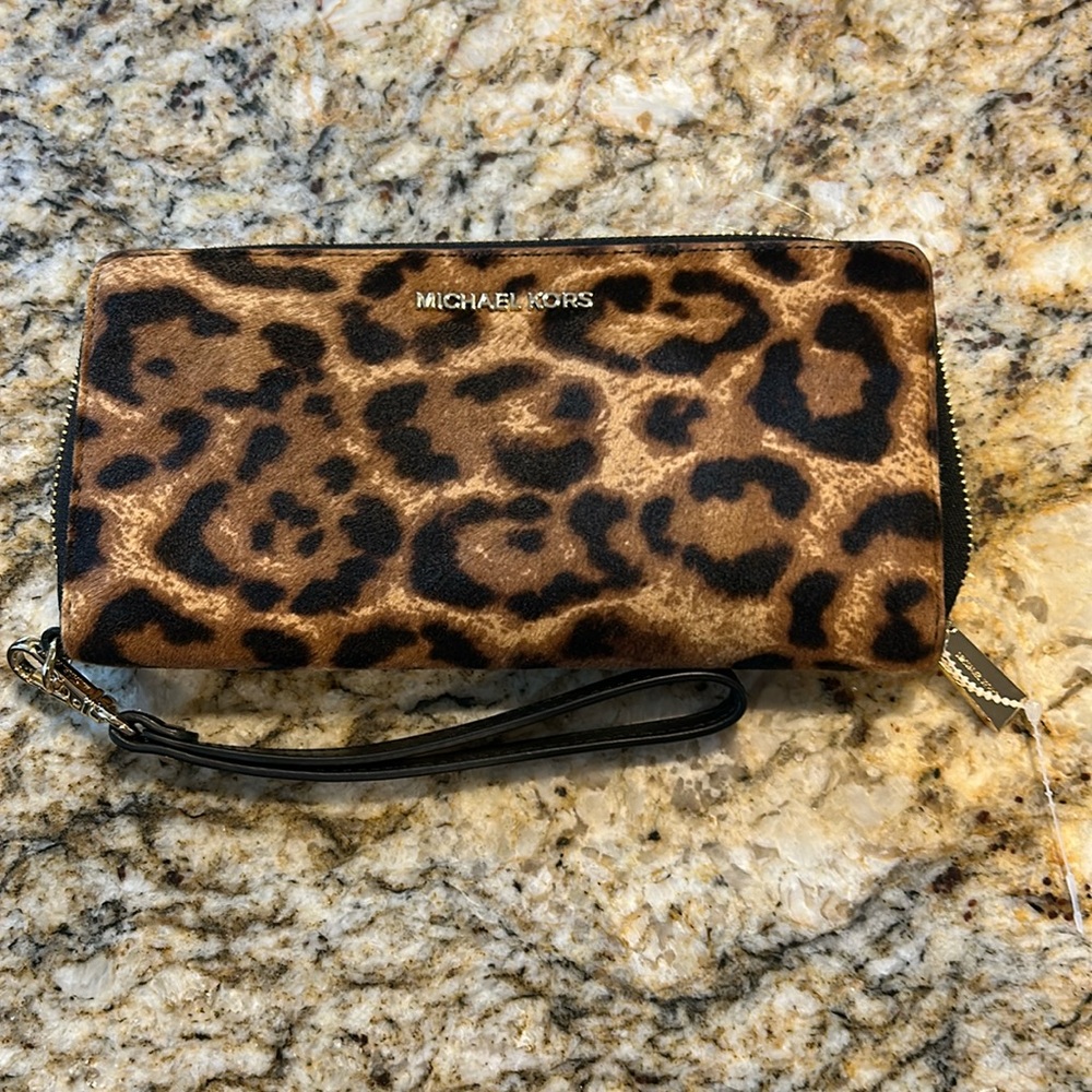 Michael Kors Leopard Print Wallet